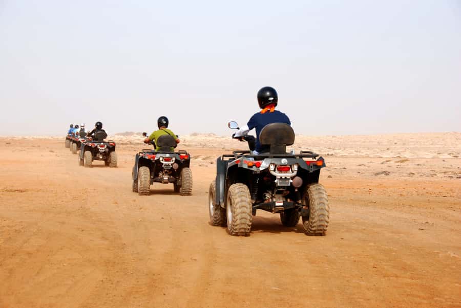 From Marrakesh: Agafay Desert Quad Biking, Camels & Dinner - Switching from engine noise to a camel ride