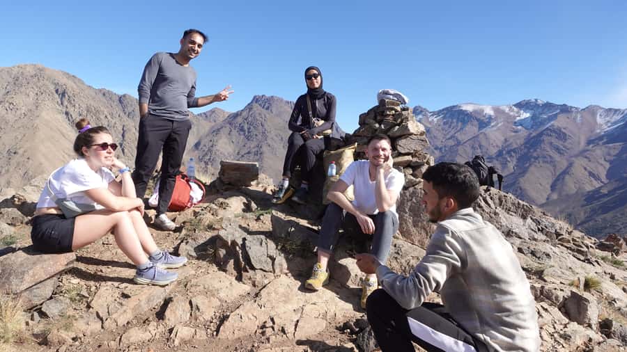 From Marrakesh: Atlas Mountains Talamrout Summit Day Hike - Descending to Imlil and returning to Marrakesh