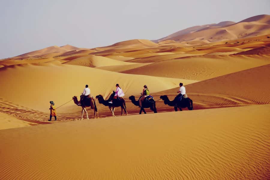 From Merzouga: Desert Overnight in Heated Tent & Camel Ride - Meeting Mustapha near Auberge Salama at 5 pm