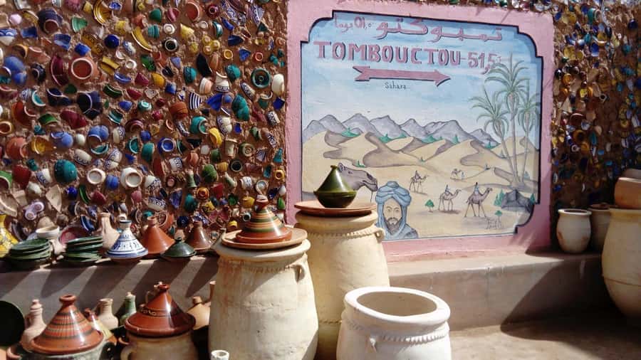 From Zagora: Overnight Desert Tour to Erg Chigaga Camel ride - The oasis stop and the road beyond M’Hamid