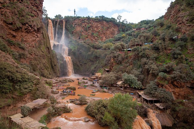 Full Day Trip To Ouzoud Waterfalls From Marrakech & Boat Tour - The simple boat ride at the base