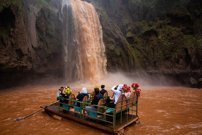 Full Day Trip To Ouzoud Waterfalls From Marrakech & Boat Tour - Lunch beside the water, with modest expectations