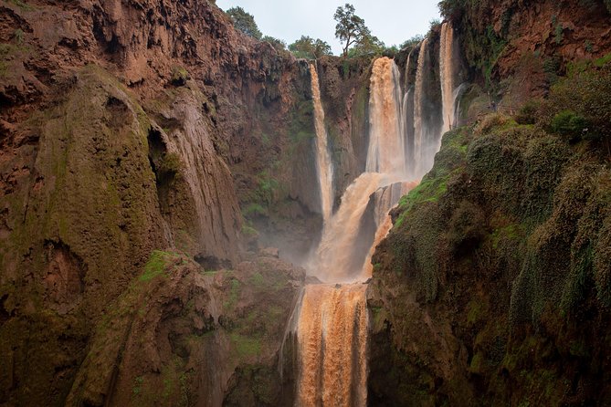 Full Day Trip To Ouzoud Waterfalls From Marrakech & Boat Tour - Down to the river, one rough step at a time