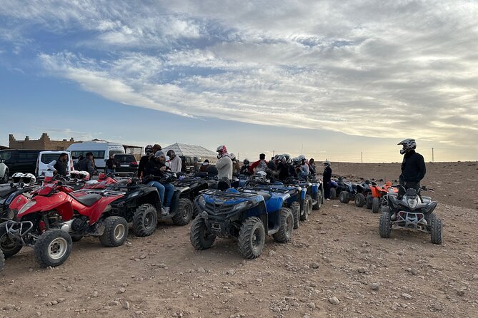 Full Package Agafay Desert, Quad Bike, Camel Ride and Dinner show - Camel Riding in Nomadic Dress