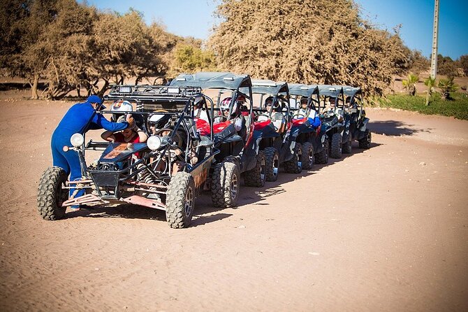 Fun buggies in Agadir Forest and Beach Dunes - From Agadir pickup to the buggy base
