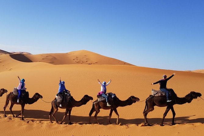 Group - 2 Nights Desert Trip from Fes to Marrakech or back to Fes - Sunrise in the dunes and the second camel ride