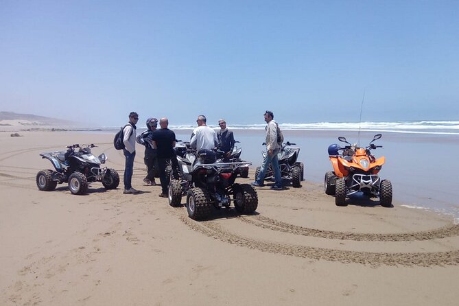 Half Day Agadir Quad Biking ATV - Getting fitted with a helmet and goggles