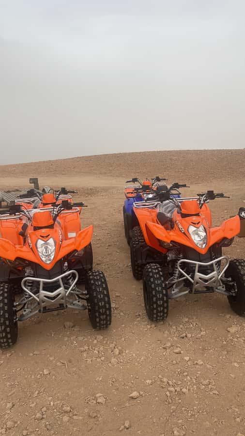 Half day Quad biking at Agafay Desert - Getting Comfortable on the Quad Bikes