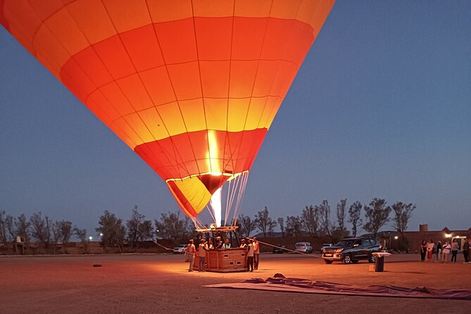 Hot air balloon flight to Marrakech in a small group. Breakfast - How small is the small group?