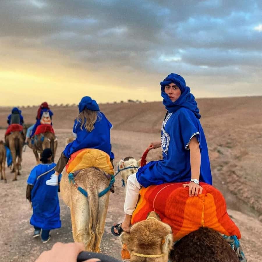 Luxury Agafay Desert : Quad , Camel Ride, Pool & Dinner Show - The camel ride adds tradition and quiet