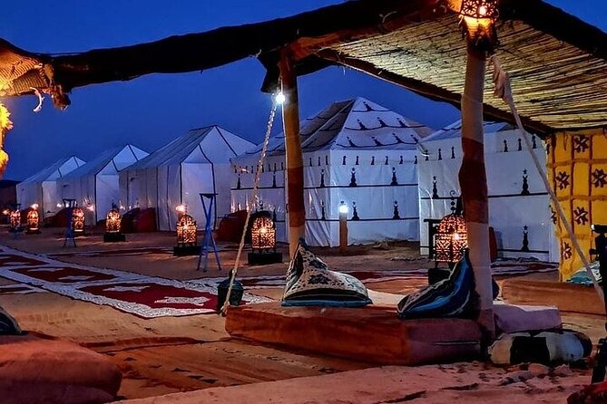 Luxury Sahara Desert From Fez back to fez or marrakech overnight - Arriving at Erg Chebbi by camel