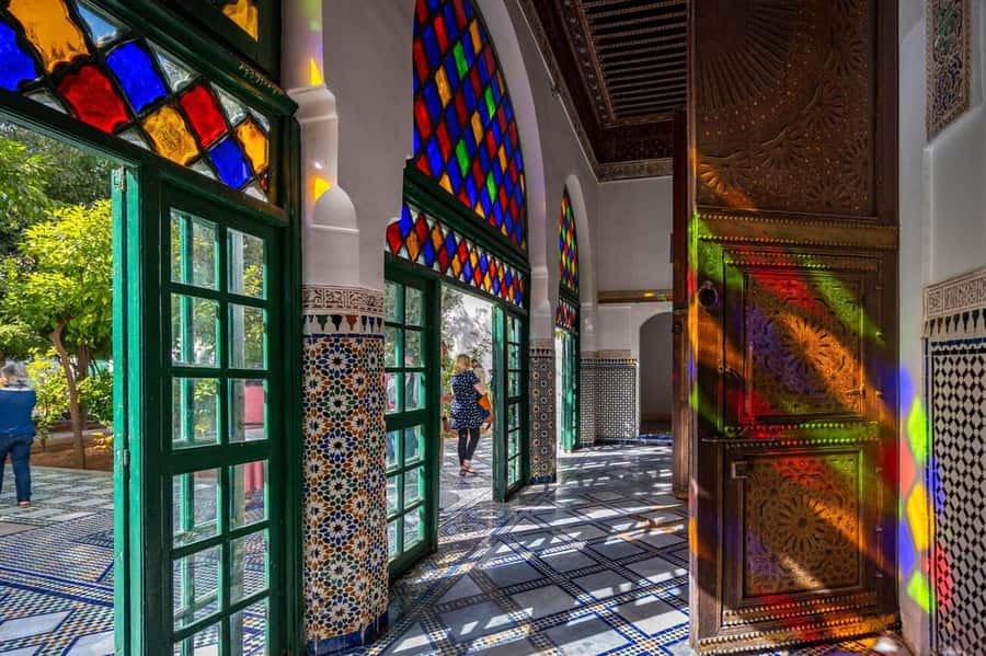 Marrakech: 3-Hour Monuments, Souks & Old Medina Walking Tour - Ben Youssef Madrasa and its quiet geometry