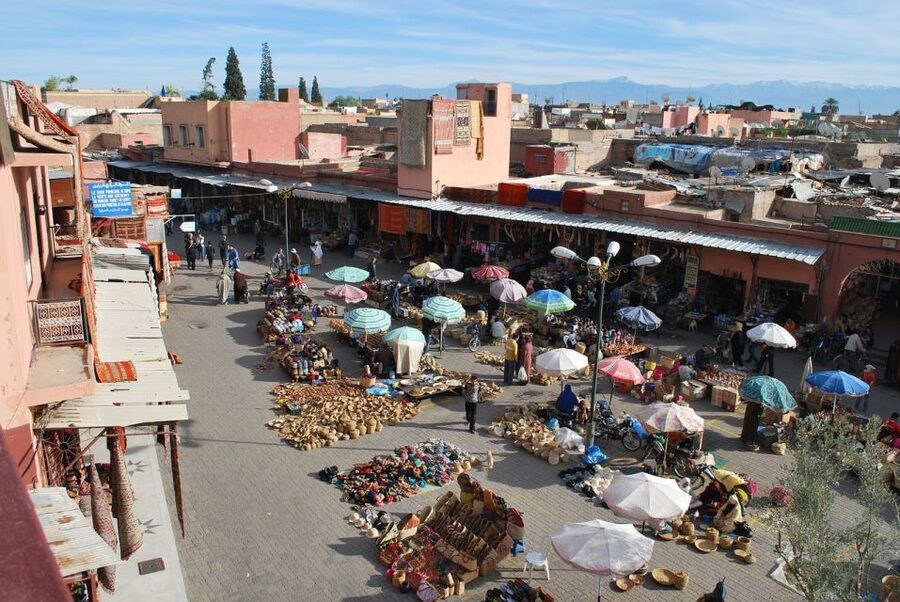 Marrakech 3-Hour Walking Tour - Arriving at Jemaa el Fna