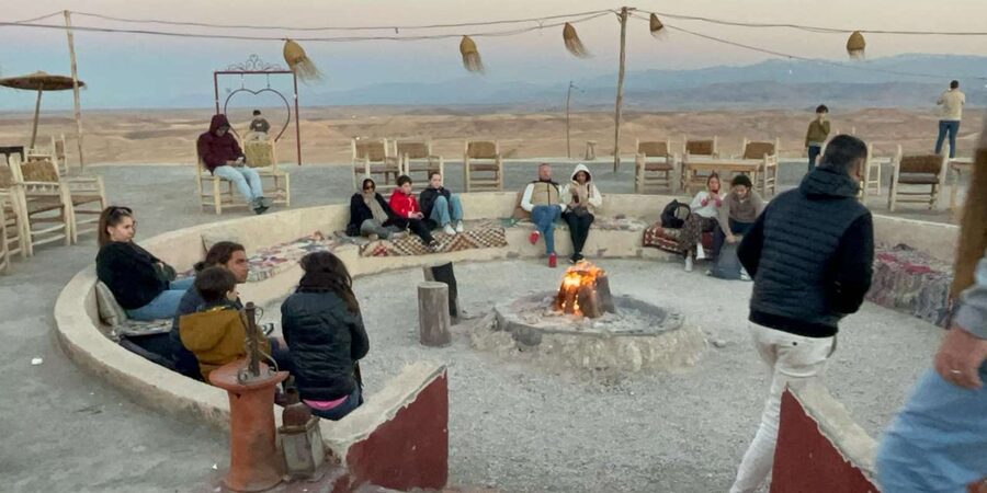 Marrakech: A magical trip to Agafay with lunch and pool - The desert pool and camp setting