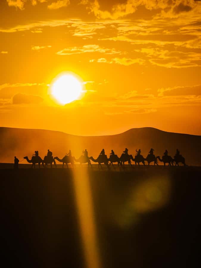 Marrakech: Agafay Camel Ride & Dinner with Fire Show Tour - Leaving Marrakech for the Agafay Desert