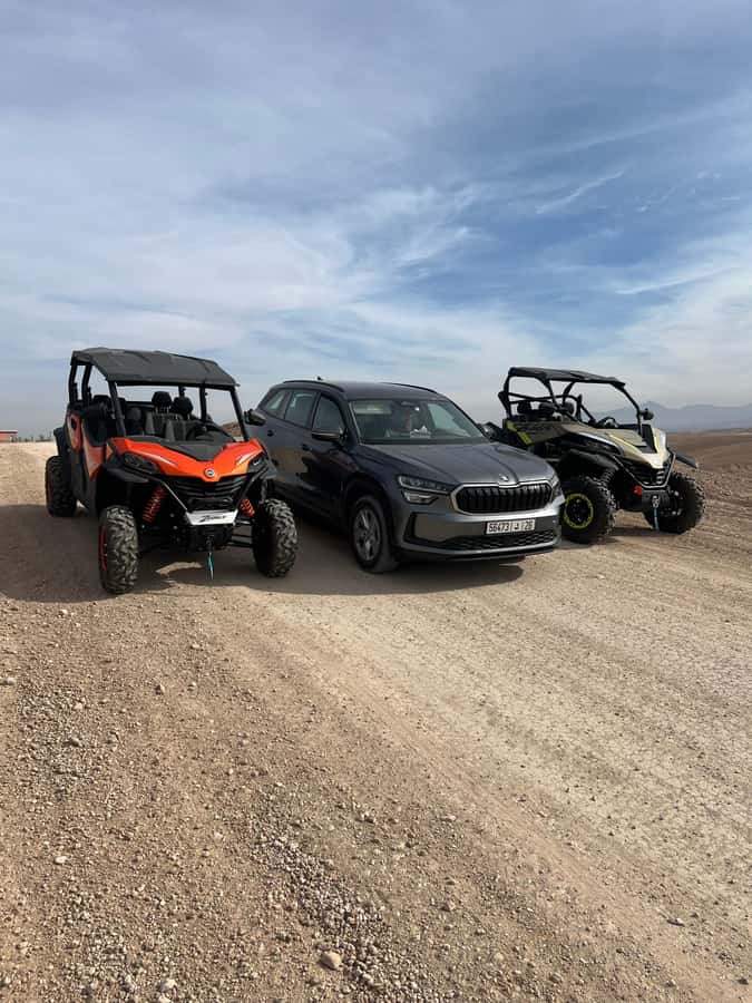 Marrakech: Agafay Desert Buggy bike 1000cc, Tea & Transfer - One and a half hours on Agafay’s rough tracks