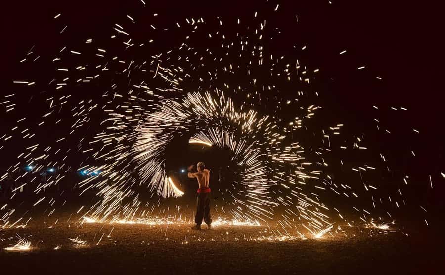 Marrakech: Agafay Desert Camel Ride, Dinner, Fire Show - Camel riding at sunset