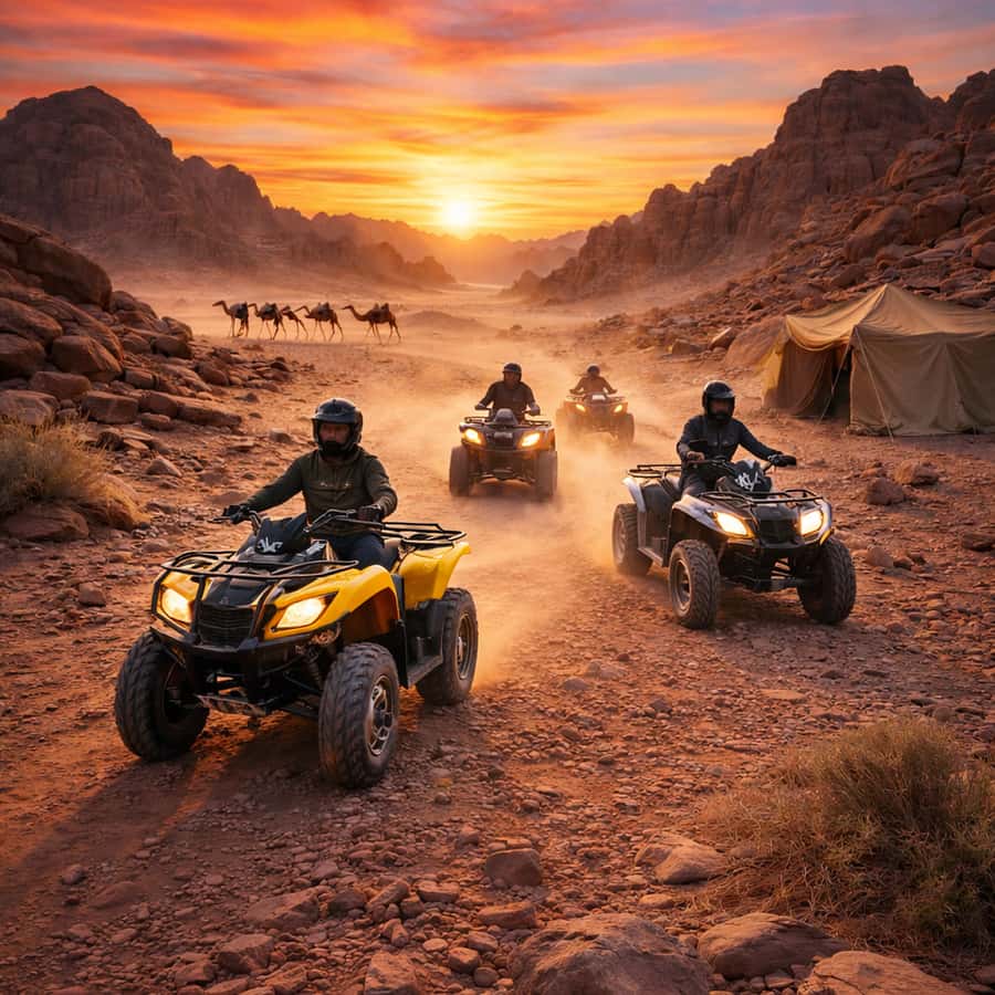 Marrakech: Agafay Desert Camel Ride & Quad with Dinner Show - What Agafay looks like in person
