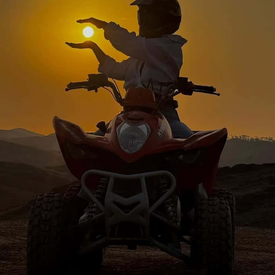 Marrakech: Agafay Desert Camel Ride & Quad with Dinner Show - Sunset over the Atlas Mountains