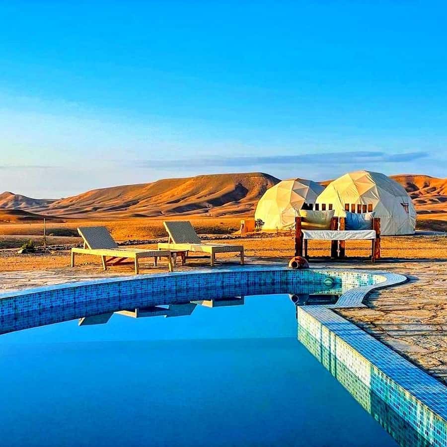 Marrakech: Agafay Desert Camp Lunch with Camel Ride and Pool - Key points at a glance