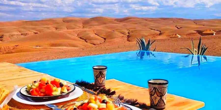 Marrakech: Agafay Desert Camp Lunch with Camel Ride and Pool - What you eat for lunch