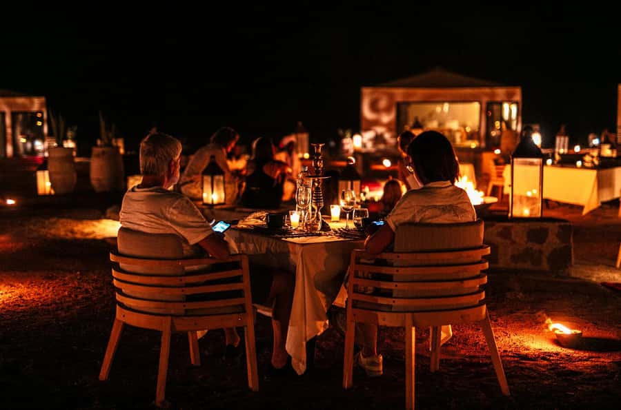 Marrakech: Agafay Desert Dinner Show with Sunset Camel Ride - Guides and the pickup experience