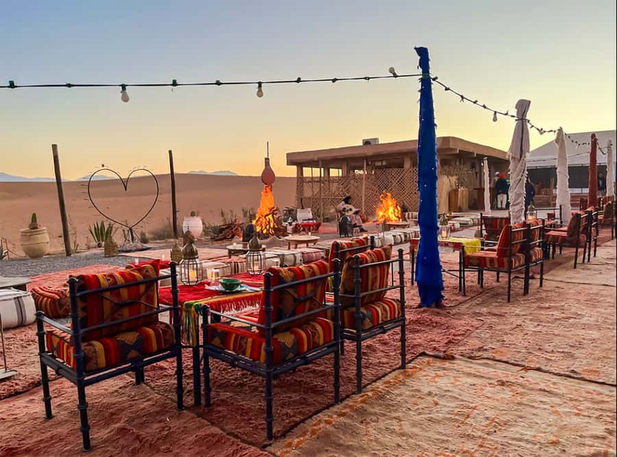 Marrakech: Agafay Desert Escape with Quad or Camel Ride - A pool stop before the evening meal