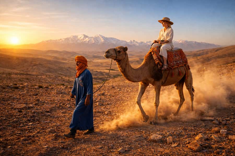 Marrakech: Agafay Desert Escape with Quad or Camel Ride - Camel ride or quad bike: choose your pace