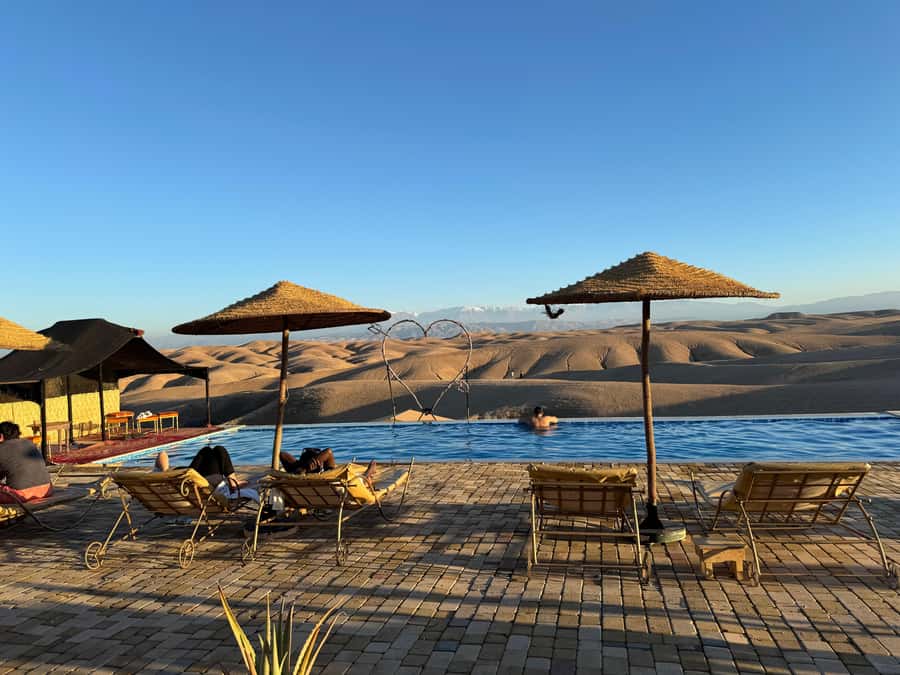 Marrakech: Agafay Desert Escape with Swimming Pool and Lunch - Moroccan Tea Before Lunch