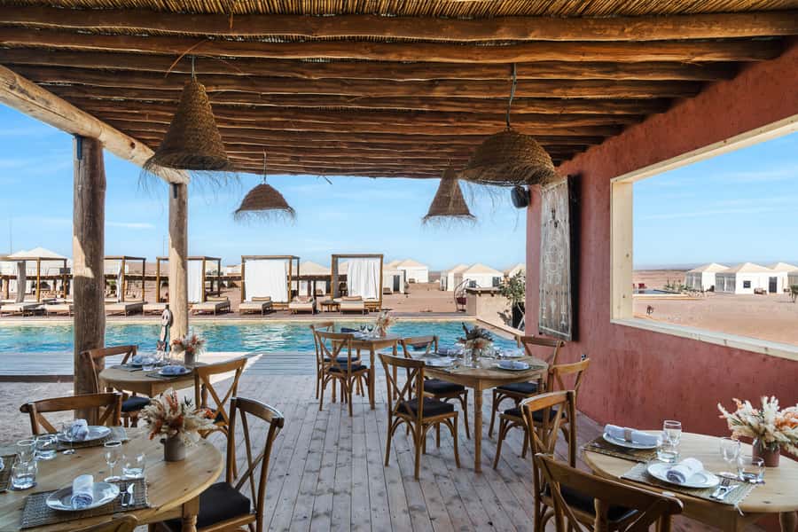 Marrakech: Agafay Desert Inara Camp Pool Day Pass with Lunch - Key points to know before booking