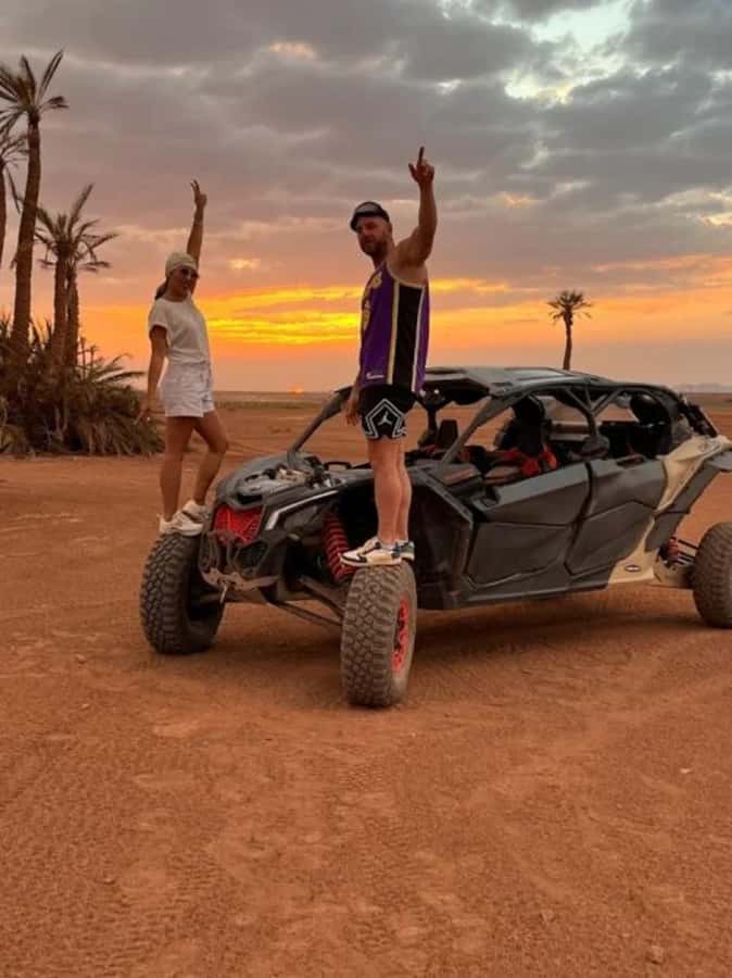Marrakech: Agafay Desert Quad Bike & Camel Ride with Dinner - One hour on a camel at sunset
