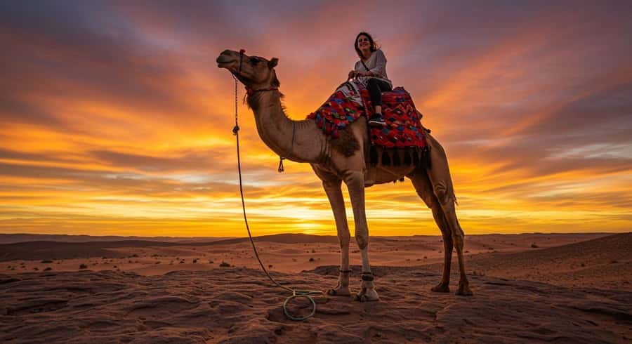Marrakech: Agafay Desert Quad Bike & Camel Ride with Dinner - The argan oil cooperative comes first