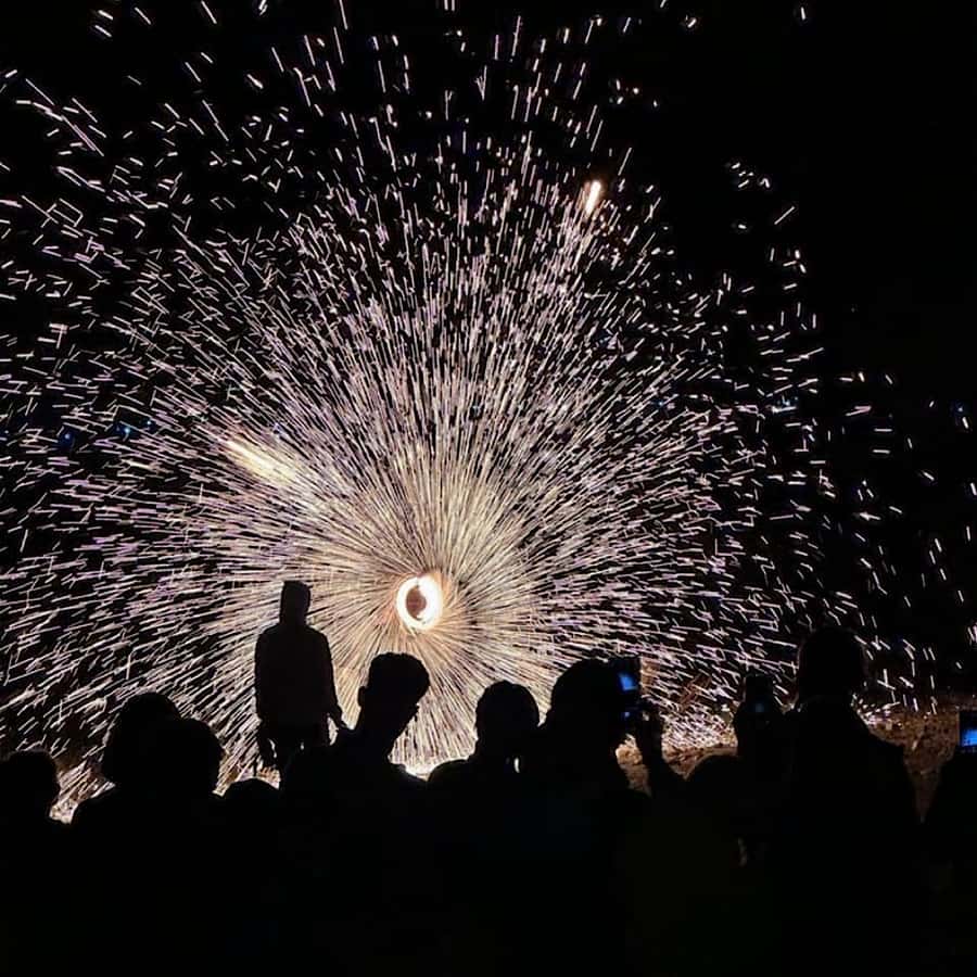Marrakech: Agafay Desert Quad Biking, Camel Ride Fire Show - Music and fire close the evening with energy