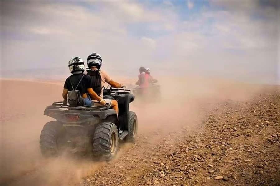 Marrakech: Agafay Desert Quad Biking, Camel Ride Fire Show - The Argan cooperative adds a useful cultural pause