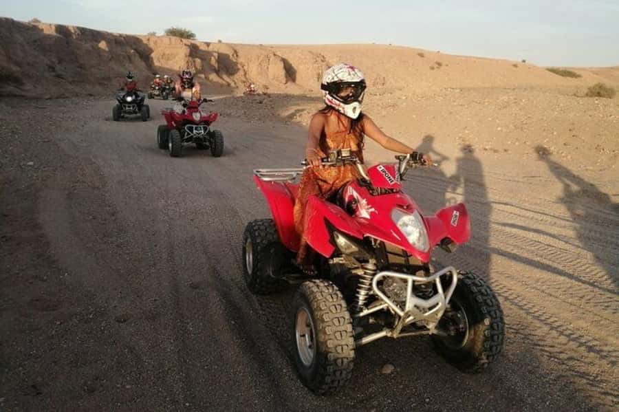 Marrakech: Agafay Desert Quad Biking & Dinner Show - Pickup from Marrakech requires a little care