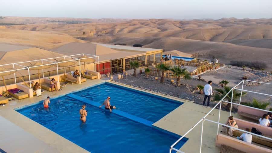 Marrakech: Agafay Desert Quad, Camel or Pool Day with Lunch - Leaving Marrakech for the rocky desert