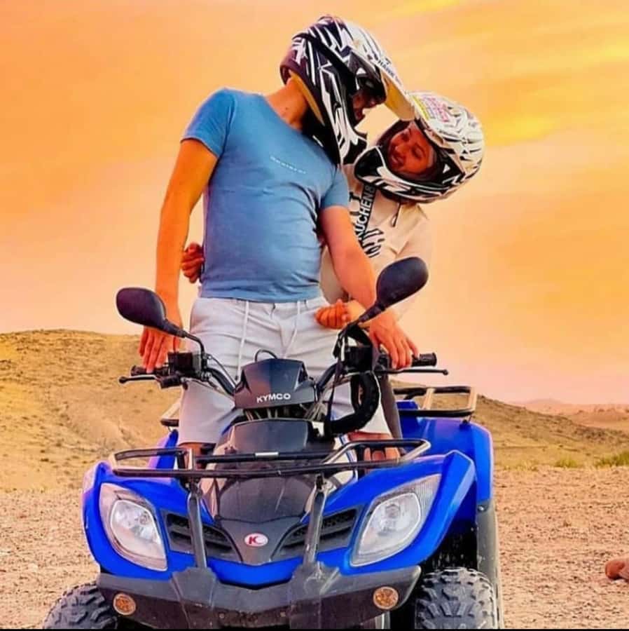 Marrakech: Agafay Desert Quad, Camel Ride & Dinner Show - The Agafay quad ride: the biggest burst of energy