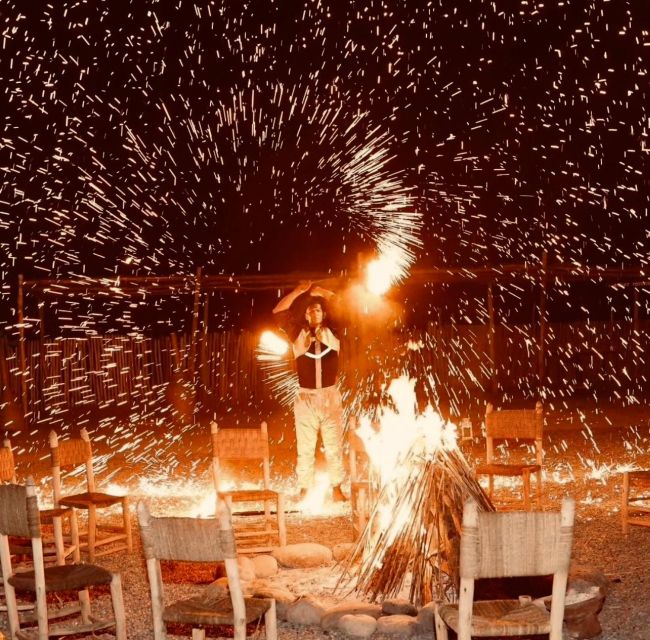 Marrakech: Agafay Desert Quad, Camel Ride & Dinner Show - The camel ride at golden hour