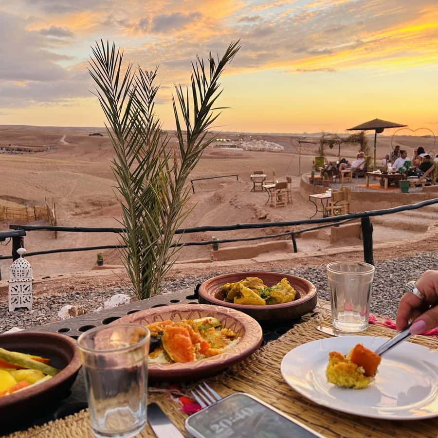 Marrakech: Agafay Desert Quad Camel Rides, Pool, Dinner Show - Cooling Off at the Desert Pool