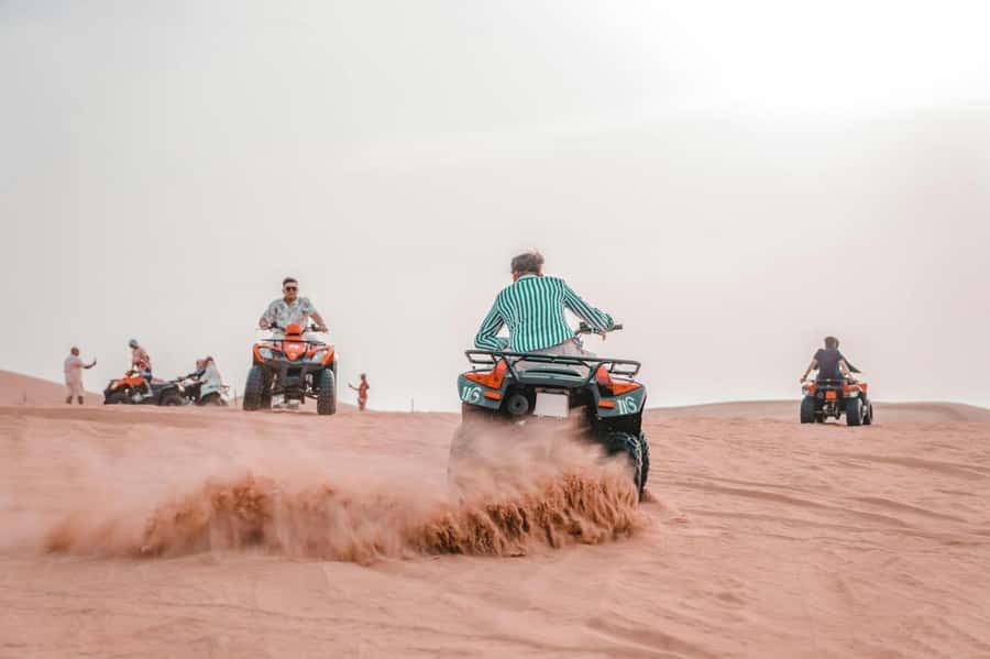 Marrakech: Agafay Desert Tour Quad bike & Dinner fire show - The argan oil stop adds local context