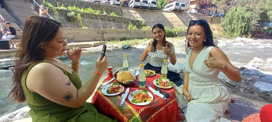 Marrakech:Atlas Mountains, Ourika Valley Day Trip,Waterfall - Riverside lunch, with a cost attached