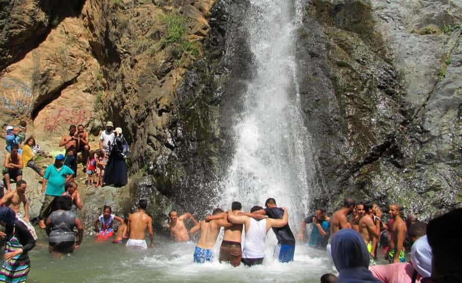Marrakech:Atlas Mountains, Ourika Valley Day Trip,Waterfall - What the argan oil cooperative adds
