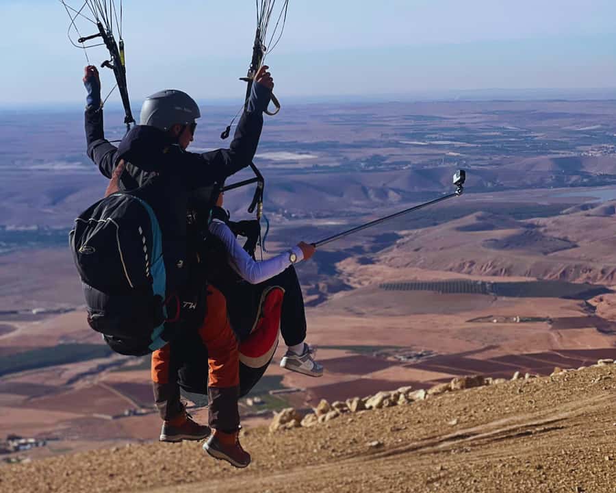 Marrakech: Atlas Mountains Paragliding Tour with Video - From Marrakech to Akerkor by car