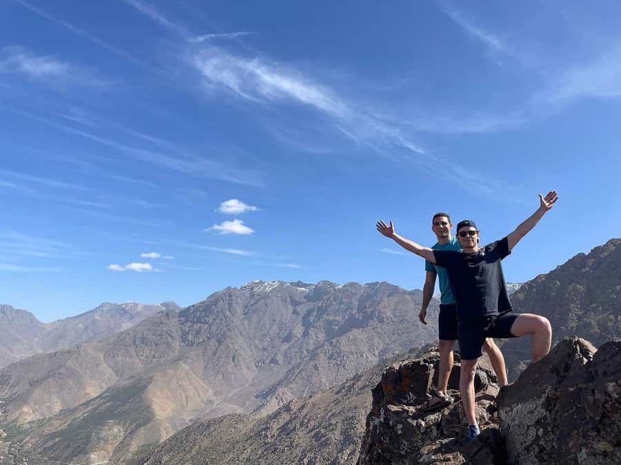Marrakech: Atlas Mountains Summit Day Trek 2700m - The final climb to Talamrout Summit