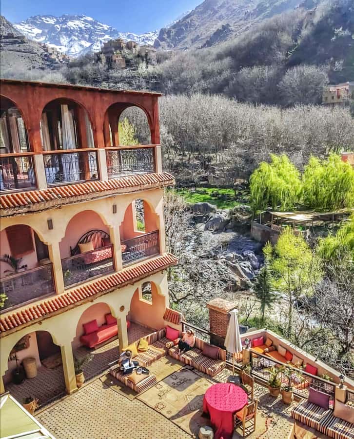 Marrakech: Atlas Mountains & Valleys Waterfall Hike w/ Lunch - The walk through Berber villages and mountain paths