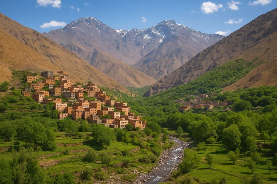 Marrakech: Atlas Mountains & Valleys Waterfall Hike w/ Lunch - Breakfast, argan oil, and a closer look at local work