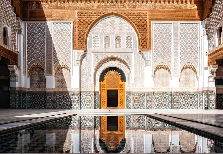 Marrakech: Bahia Palace, Ben Youssef Medersa, & Souks Tour - Starting at Jemaa el Fnaa and Koutoubia Mosque