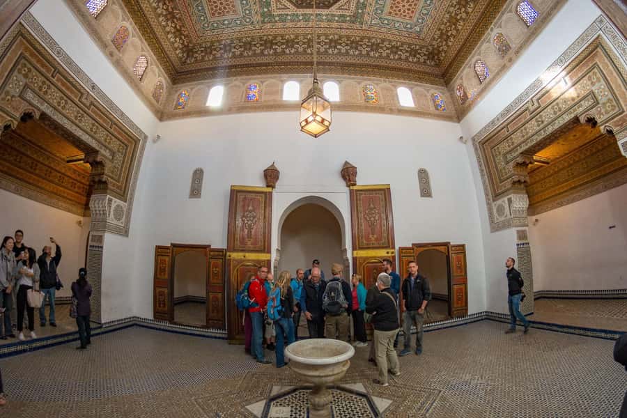 Marrakech: Bahia Palace Guided Tour – Skip-the-Line Access - A brief walk through the Mellah