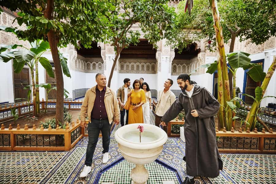 Marrakech: Bahia Palace, Saadian Tombs & Top Highlights Tour - Tinsmiths Square and the working Medina