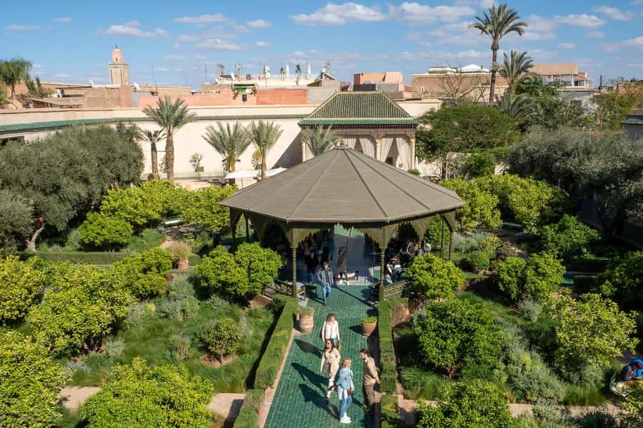 Marrakech: Ben Youssef Medersa, Le Jardin Secret & Souk Tour - Ben Youssef Medersa and its fine details